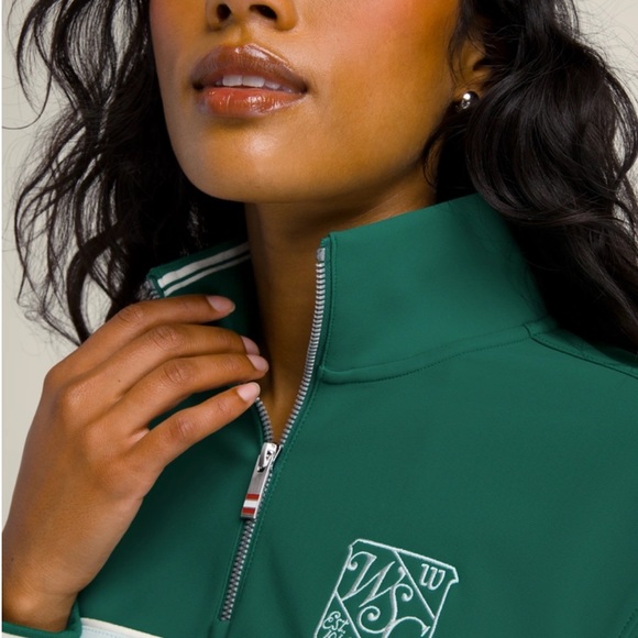 Wilson Green and White Varsity Jacket - Picture 4 of 9